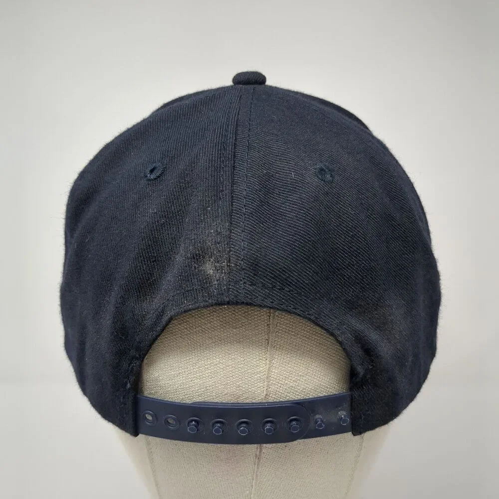 Battleship Missouri Memorial Snapback Hat Blue One Size Adjustable